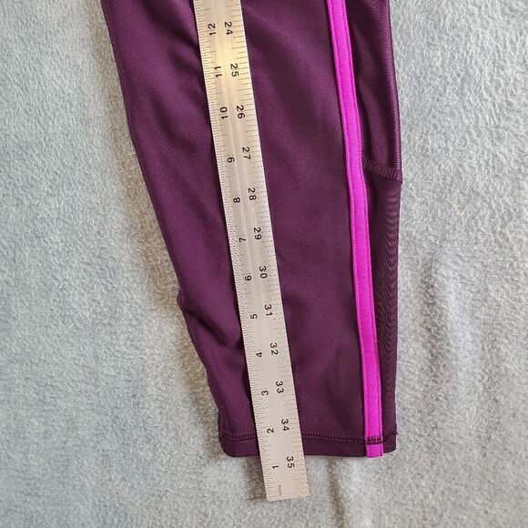 Under Armour Legging Womens 2XL Purple Active HeatGear Elastic Waist Skinny Leg - Picture 4 of 10